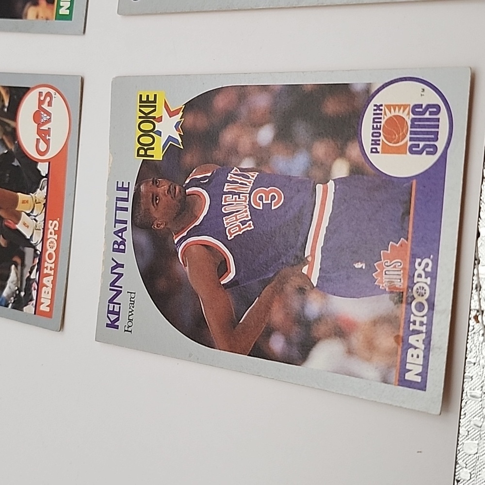 1990 NBA Hoops Rookie Cards 9 Count - Picture 9 of 16